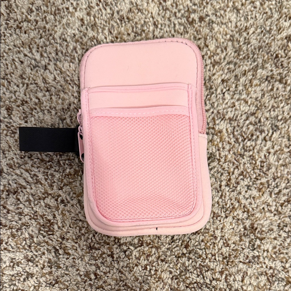 Pink Mini Crossbody Bag goes around a Stanley 30 to 40 oz fits
